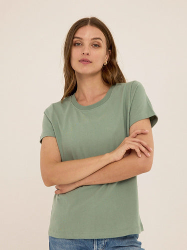 Emmy Organic Cotton Crew Tee Womens Tops Short Tee Threads 4 Thought