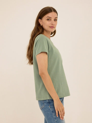 Emmy Organic Cotton Crew Tee Womens Tops Short Tee Threads 4 Thought