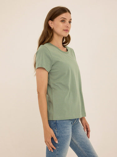 Emmy Organic Cotton Crew Tee Womens Tops Short Tee Threads 4 Thought