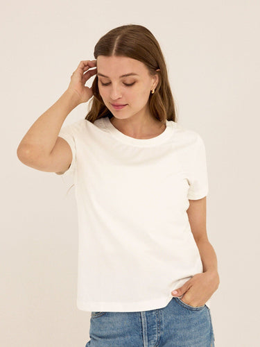 Emmy Organic Cotton Crew Tee Womens Tops Short Tee Threads 4 Thought