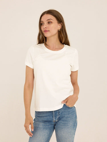 Emmy Organic Cotton Crew Tee Womens Tops Short Tee Threads 4 Thought