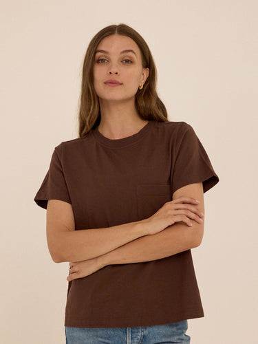 Beth Essential Jersey Pocket Tee Threads 4 Thought