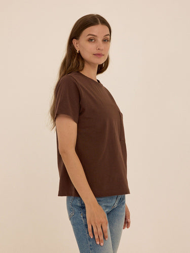 Beth Essential Jersey Pocket Tee Threads 4 Thought