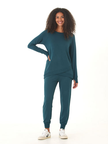 Connie Feather Fleece Jogger Womens Bottoms Sweatpants Threads 4 Thought