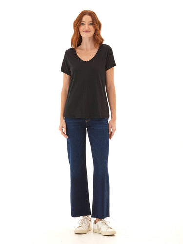 Pattie Triblend V-Neck Tee Womens Tops Short Tee Threads 4 Thought