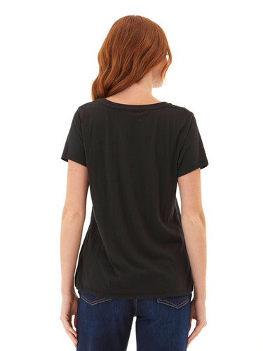 Pattie Triblend V-Neck Tee Womens Tops Short Tee Threads 4 Thought