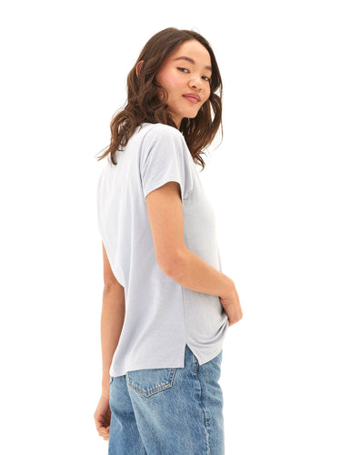Pattie Triblend V-Neck Tee Womens Tops Short Tee Threads 4 Thought