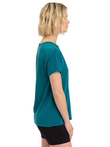 Nia Side Ruched Jersey Tee Womens Tops Short Threads 4 Thought
