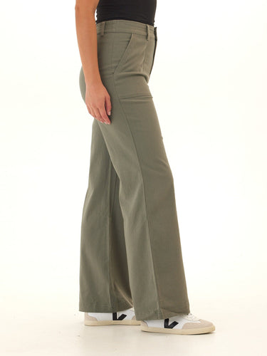 Pamela Stretch Twill Wide Leg Pant Womens Bottoms Pants Threads 4 Thought