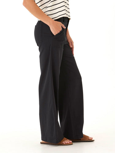 Pamela Stretch Twill Wide Leg Pant Womens Bottoms Pants Threads 4 Thought