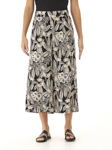 Alora Island Flora Print Woven Capri Pant Womens Bottoms Pants Threads 4 Thought