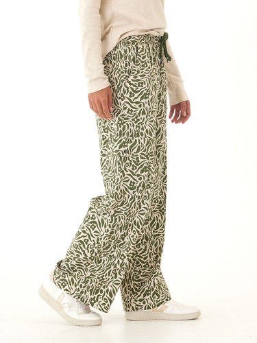 Eila Wild Floral Print Stretch Twill Wide Leg Cargo Pant Threads 4 Thought