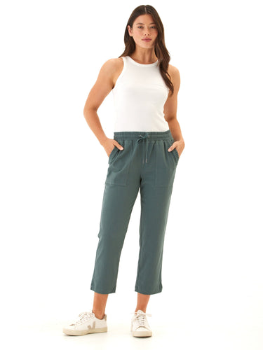 Linda Stretch Twill Capri Pant Womens Bottoms Pants Threads 4 Thought
