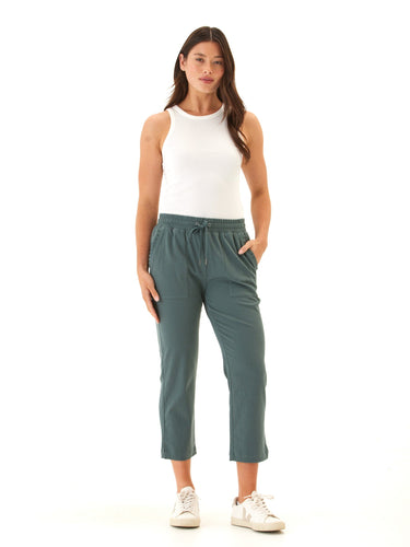Linda Stretch Twill Capri Pant Womens Bottoms Pants Threads 4 Thought
