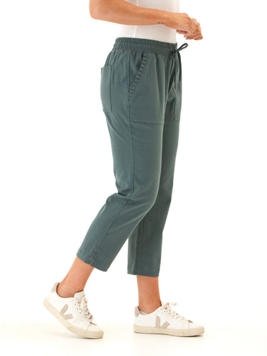 Linda Stretch Twill Capri Pant Womens Bottoms Pants Threads 4 Thought