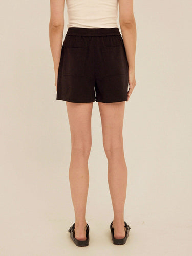 Selene Stretch Twill Pleated Short Womens Bottoms Shorts Threads 4 Thought