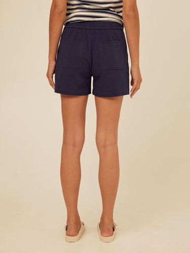 Selene Stretch Twill Pleated Short Threads 4 Thought