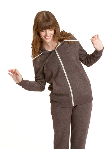 Triblend Zip Hoodie Womens Outerwear Sweatshirt Threads 4 Thought