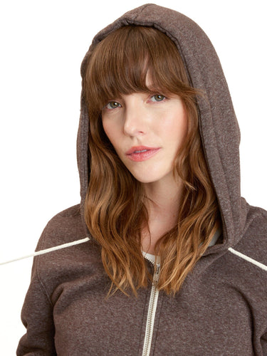 Triblend Zip Hoodie Womens Outerwear Sweatshirt Threads 4 Thought