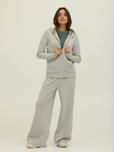 Core Triblend Fleece Classic Zip Hoodie Womens Outerwear Sweatshirt Threads 4 Thought