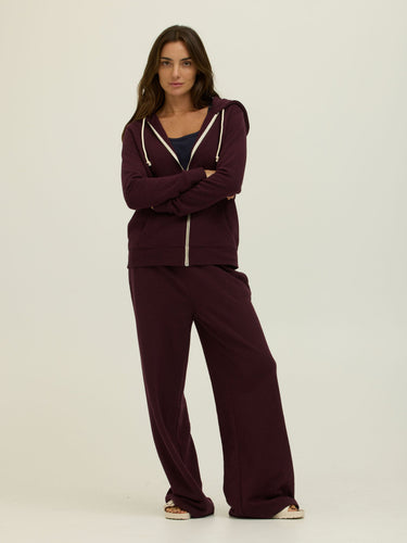 Core Triblend Fleece Classic Zip Hoodie Womens Outerwear Sweatshirt Threads 4 Thought
