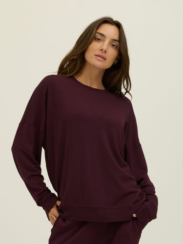 Core Feather Fleece Sweatshirt Womens Outerwear Sweatshirt Threads 4 Thought