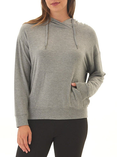 Madge Feather Fleece Pullover Hoodie Womens Outerwear Sweatshirt Threads 4 Thought