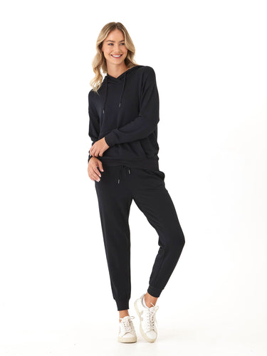Madge Feather Fleece Pullover Hoodie Womens Outerwear Sweatshirt Threads 4 Thought