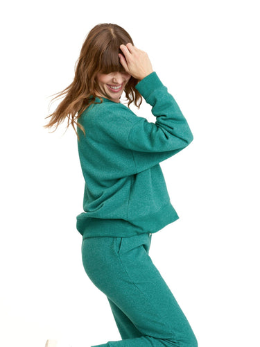 Naia Triblend Fleece Drop Shoulder Pullover Womens Outerwear Sweatshirt Threads 4 Thought