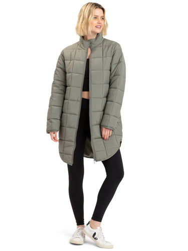 Azima Packable Long Puffer Jacket Womens Outerwear Jacket Threads 4 Thought