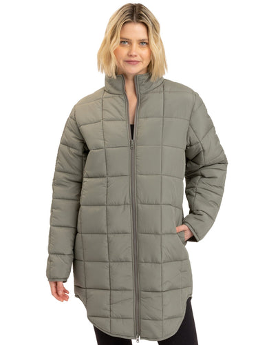 Azima Packable Long Puffer Jacket Womens Outerwear Jacket Threads 4 Thought