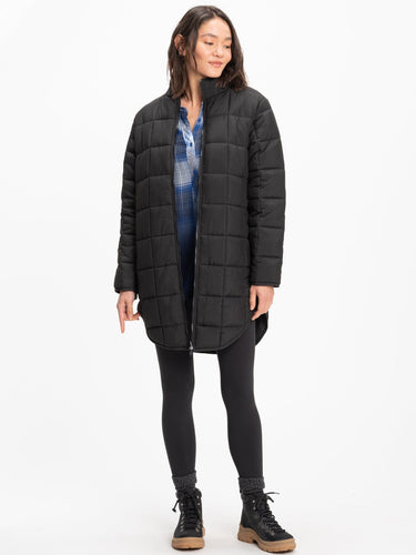 Azima Packable Long Puffer Jacket Womens Outerwear Jacket Threads 4 Thought