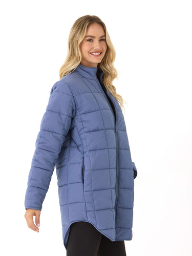 Azima Packable Long Puffer Jacket Womens Outerwear Jacket Threads 4 Thought