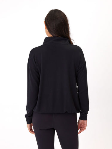 Nyla Feather Fleece Half Zip Pullover Womens Outerwear Sweatshirt Threads 4 Thought