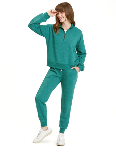 Constance Tribend Fleece Half Zip Pullover Womens Outerwear Sweatshirt Threads 4 Thought