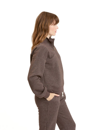 Constance Tribend Fleece Half Zip Pullover Womens Outerwear Sweatshirt Threads 4 Thought