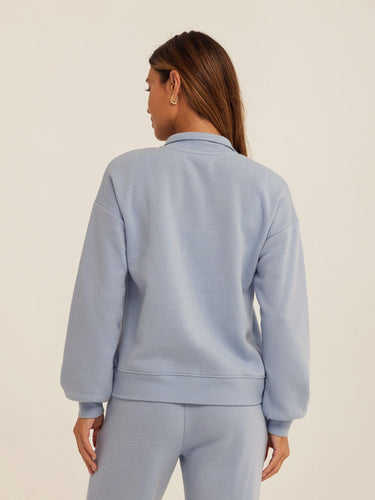 Constance Triblend Fleece Half Zip Pullover Womens Outerwear Sweatshirt Threads 4 Thought
