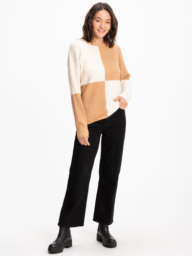 Beryl Colorblock Sweater Womens Outerwear Sweater Threads 4 Thought
