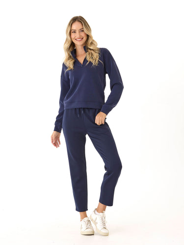 Drea Modal 1/4-Zip Jacket Womens Outerwear Sweatshirt Threads 4 Thought