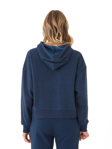 Marcellina Triblend Fleece Pullover Hoodie Womens Outerwear Sweatshirt Threads 4 Thought