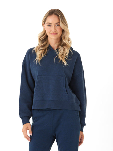 Marcellina Triblend Fleece Pullover Hoodie Womens Outerwear Sweatshirt Threads 4 Thought