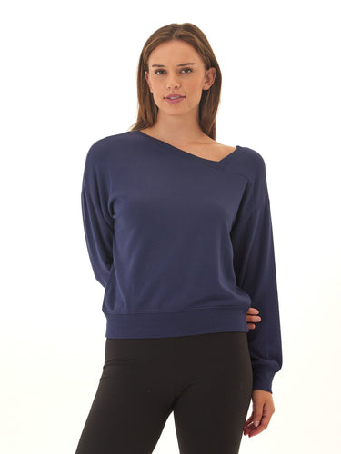 Merida Feather Fleece Asymmetrical Pullover Threads 4 Thought