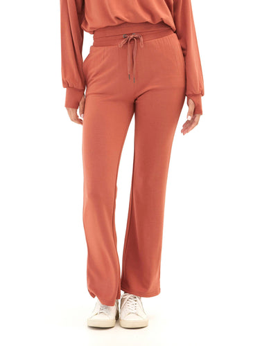 Nicolle Feather Fleece Flare Hem Pant Womens Bottoms Sweatpants Threads 4 Thought