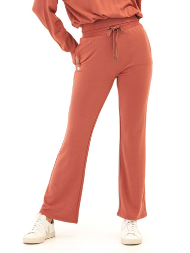Nicolle Feather Fleece Flare Hem Pant Womens Bottoms Sweatpants Threads 4 Thought