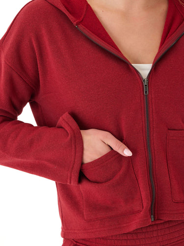 Raychelle Triblend Fleece Pocket Hoodie Threads 4 Thought