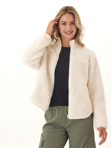 Catherine Puffer Sherpa Mix Jacket Womens Outerwear Jacket Threads 4 Thought
