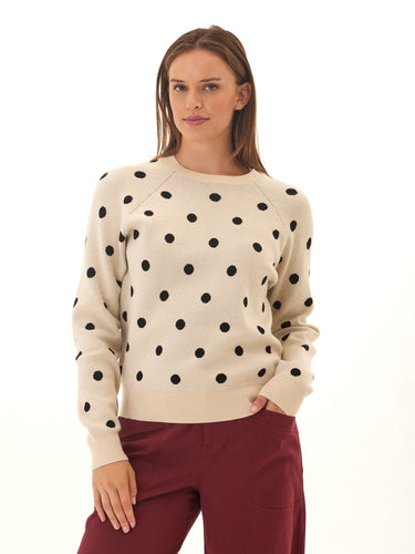 Deandra Polka Dot Cozy Sweater Threads 4 Thought