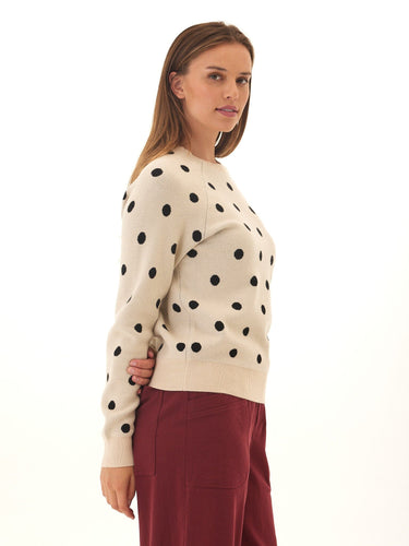 Deandra Polka Dot Cozy Sweater Threads 4 Thought