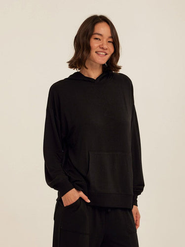 Sylvie Modal Terry Oversized Pullover Hoodie Womens Outerwear Sweatshirt Threads 4 Thought