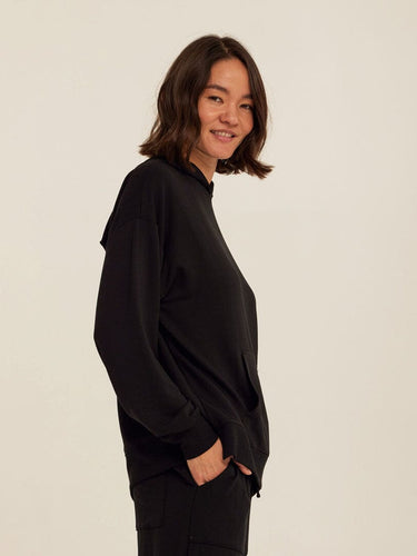 Sylvie Modal Terry Oversized Pullover Hoodie Womens Outerwear Sweatshirt Threads 4 Thought